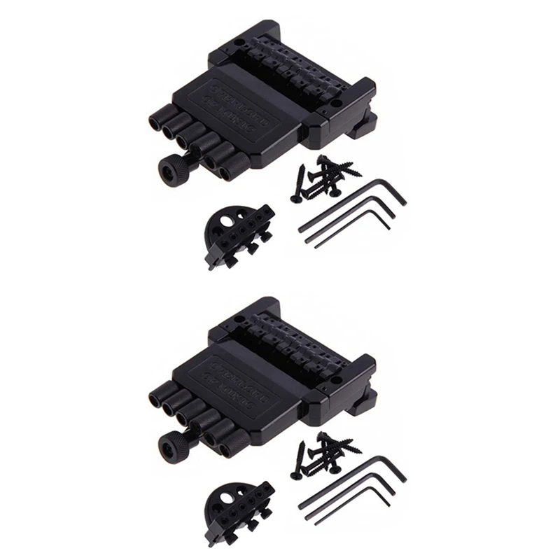 Quality 2 Set 6 String Saddle Headless Guitar Bridge Tailpiece Black For Electric Guitar Parts Replacement
Quality 2 Set 6 String Saddle Headless Guitar Bridge Tailpiece Black For Electric Guitar Parts Replacement