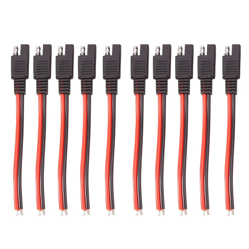 10PCS 15CM 2 Pin Quick Connector Disconnect Plug 14AWG Extension Cable Wire Harness for Motorcycle Solar Panel
10PCS 15CM 2 Pin Quick Connector Disconnect Plug 14AWG Extension Cable Wire Harness for Motorcycle Solar Panel