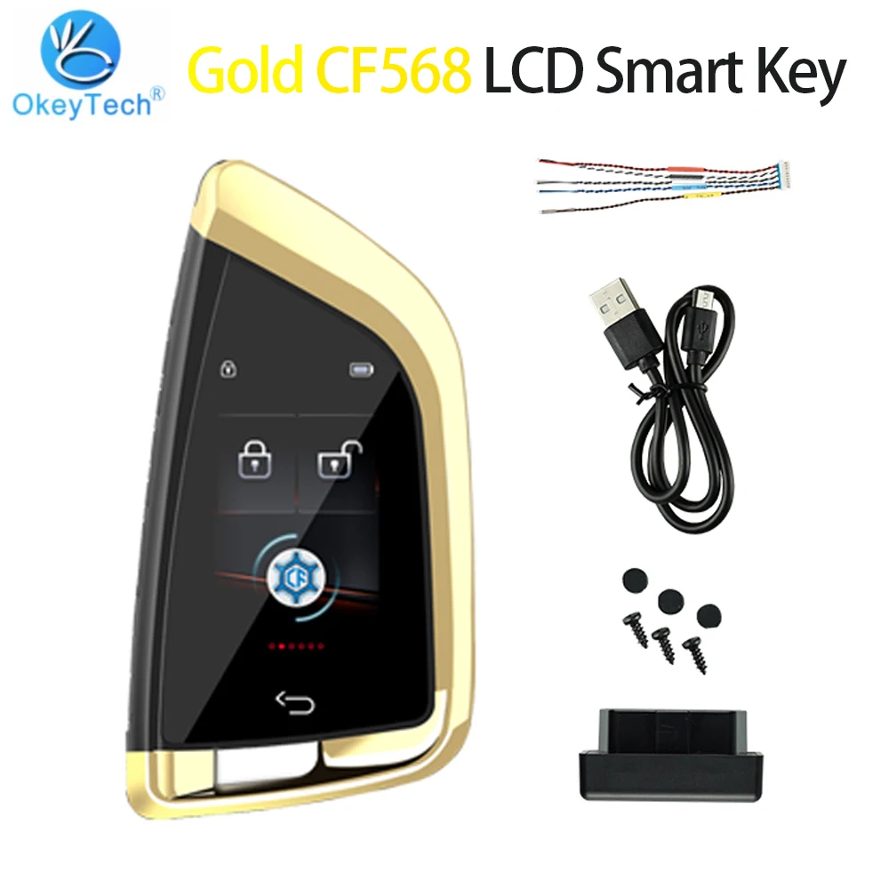 CF568 Universal Modified Smart LCD Car Key For BMW For Audi For Toyota For Benz For Kia Comfortable Keyless Entry Korean/English
CF568 Universal Modified Smart LCD Car Key For BMW For Audi For Toyota For Benz For Kia Comfortable Keyless Entry Korean/English