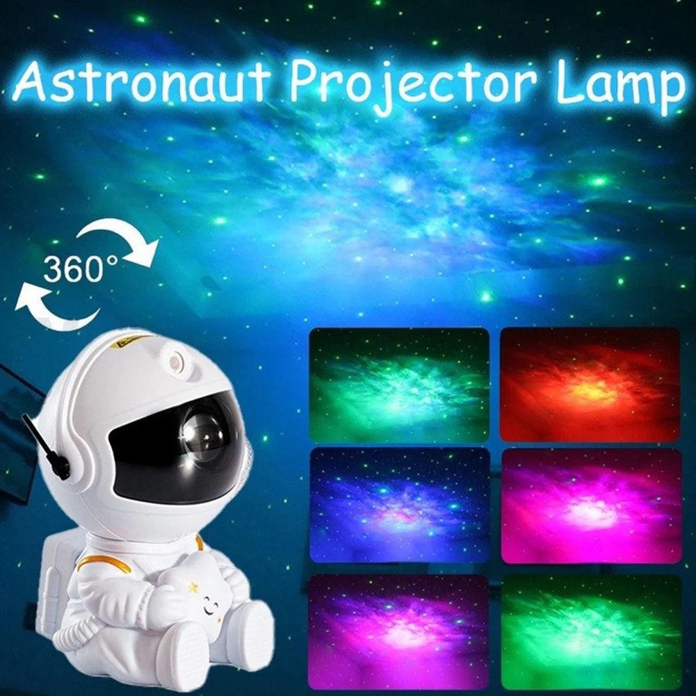 Astronaut Galaxy Light Star Projector Bedroom Starry Sky Lamp With Remote Control Multiples Nebula Colors 360° Adjustable Lights
Astronaut Galaxy Light Star Projector Bedroom Starry Sky Lamp With Remote Control Multiples Nebula Colors 360° Adjustable Lights