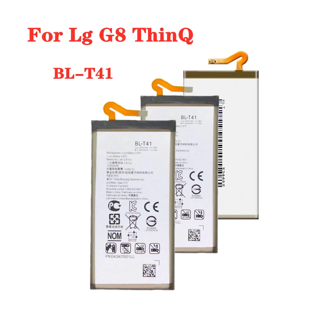 High Quality 3500mAh BLT41 BL-T41 Battery For LG G8 ThinQ LMG820QM7 LMG820UM1 LM-G820UMB LMG820UM0 LM-G820N Phone Battery
High Quality 3500mAh BLT41 BL-T41 Battery For LG G8 ThinQ LMG820QM7 LMG820UM1 LM-G820UMB LMG820UM0 LM-G820N Phone Battery