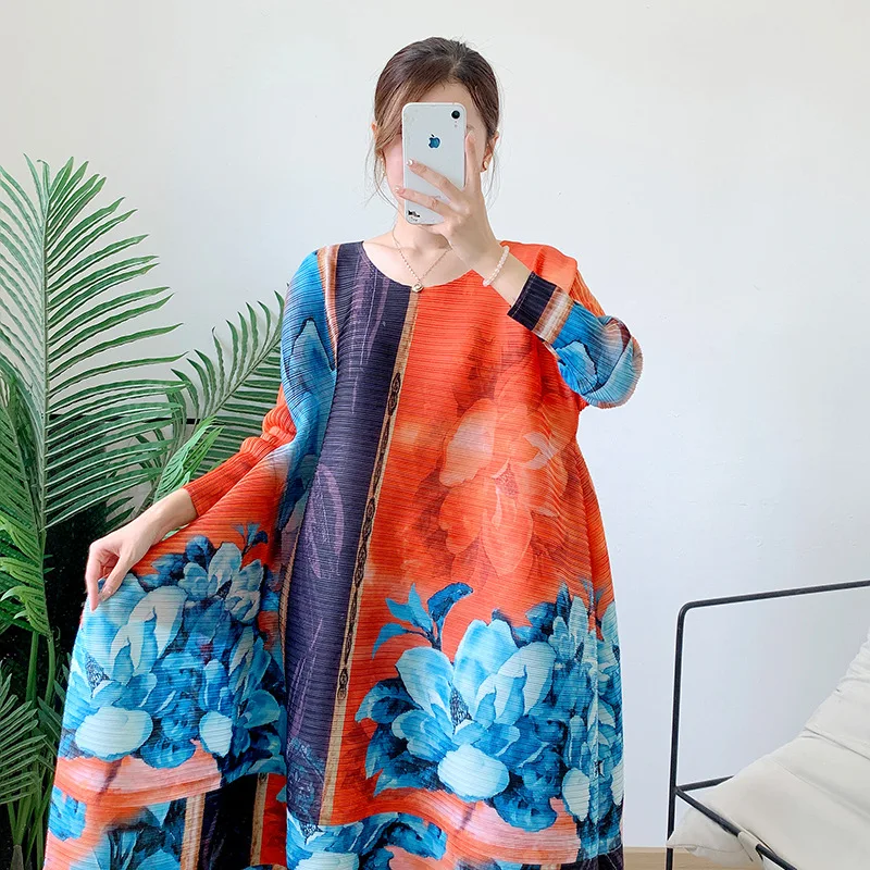 Africa 2022 New Vintage Pleated For Women Round Neck Printing Flower Elegant Dresses Ladies Festival Autumn Leisure kaftan
Africa 2022 New Vintage Pleated For Women Round Neck Printing Flower Elegant Dresses Ladies Festival Autumn Leisure kaftan