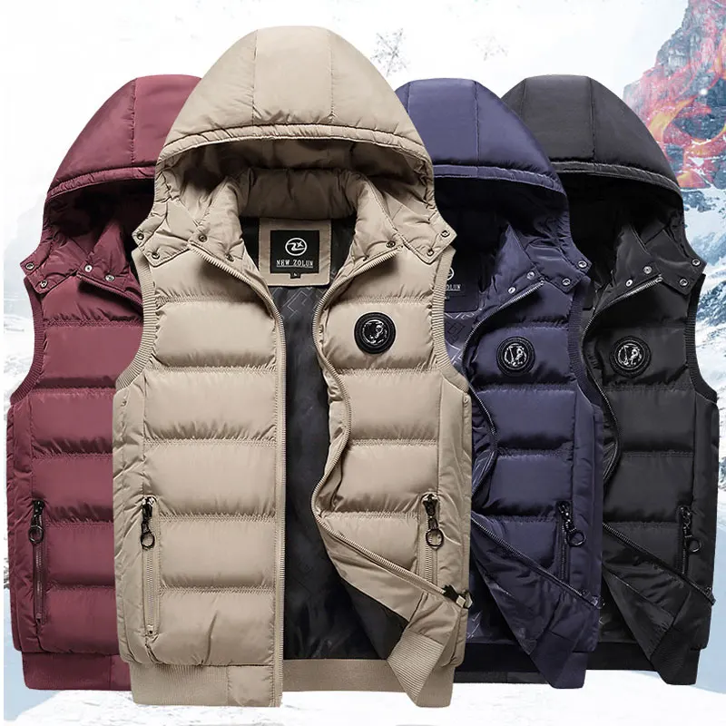 5XL Men's Vest Jacket Winter Waterproof Warm Sleeveless Men Jacket Fashion Hooded Casual Vest Men Autumn Thicken Waistcoat
5XL Men's Vest Jacket Winter Waterproof Warm Sleeveless Men Jacket Fashion Hooded Casual Vest Men Autumn Thicken Waistcoat