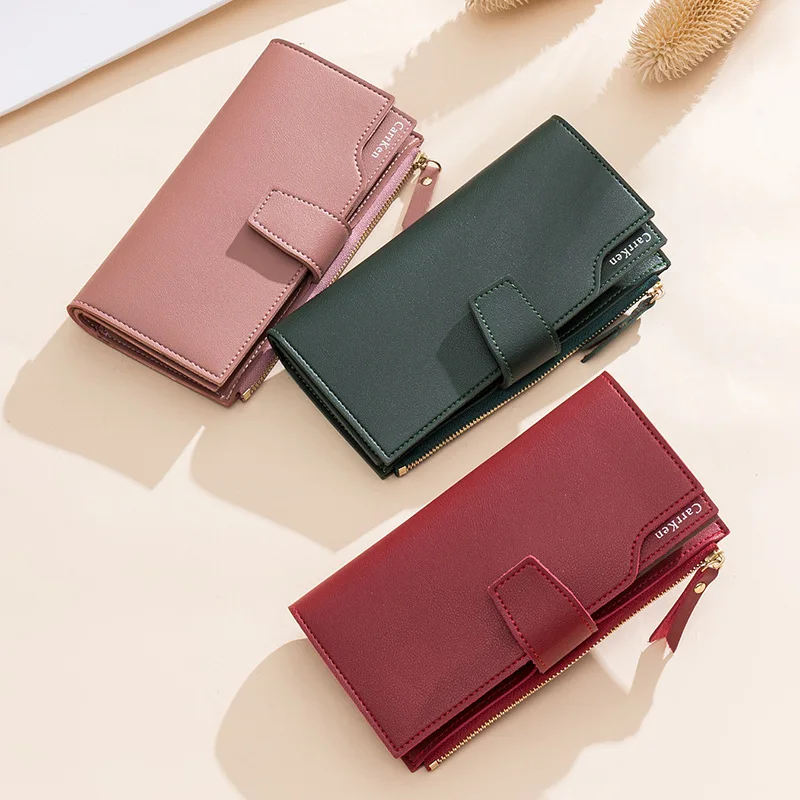 Wallet Women 2022 Long New Korean Multi-function Large Capacity Three Fold Wallet Zip Fastener Pu Handbag Purse
Wallet Women 2022 Long New Korean Multi-function Large Capacity Three Fold Wallet Zip Fastener Pu Handbag Purse