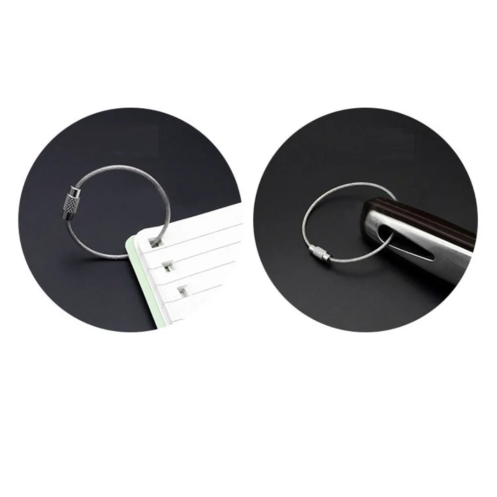 10Pcs 1.5/2mm Portable Steel Wire Rope Keychain Tag Rope Stainless Steel Wire Cable Loop Gadget Circle Hand Tools
10Pcs 1.5/2mm Portable Steel Wire Rope Keychain Tag Rope Stainless Steel Wire Cable Loop Gadget Circle Hand Tools