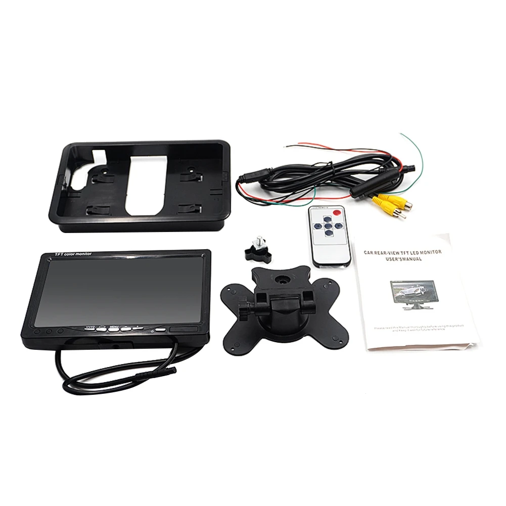 9V-36V 7Inch TFT LCD Color Screen Monitor for Car Rear View Camera DVD VCR CCTV HD Monitor 800X480 for Bus Truck
9V-36V 7Inch TFT LCD Color Screen Monitor for Car Rear View Camera DVD VCR CCTV HD Monitor 800X480 for Bus Truck