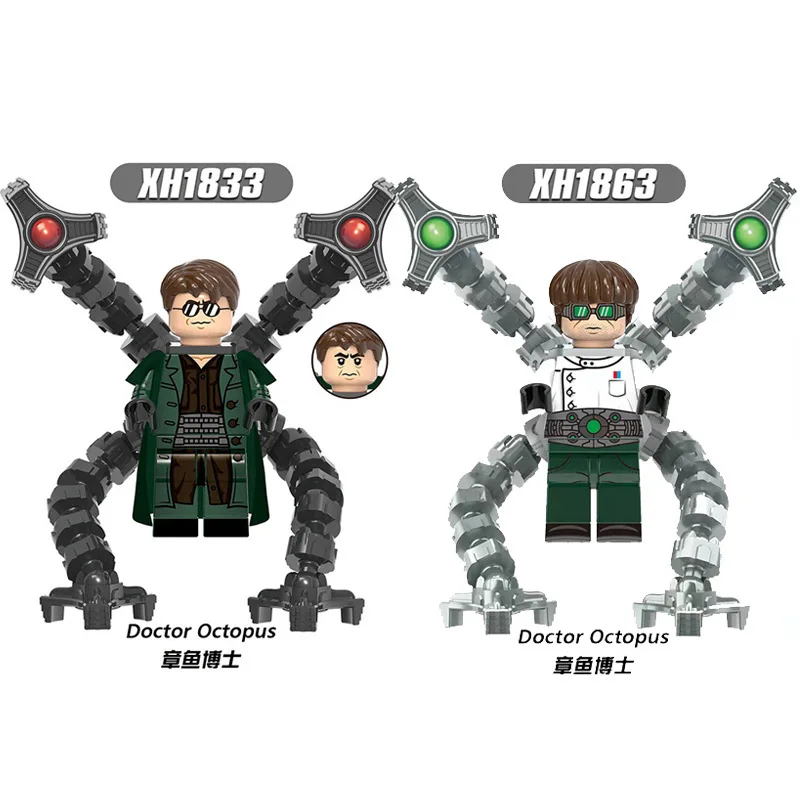 Children's Assembled Toys Marvel Series XH1833 Super Villain Dr. Octopus Minifigure XH1863 Building Blocks
Children's Assembled Toys Marvel Series XH1833 Super Villain Dr. Octopus Minifigure XH1863 Building Blocks