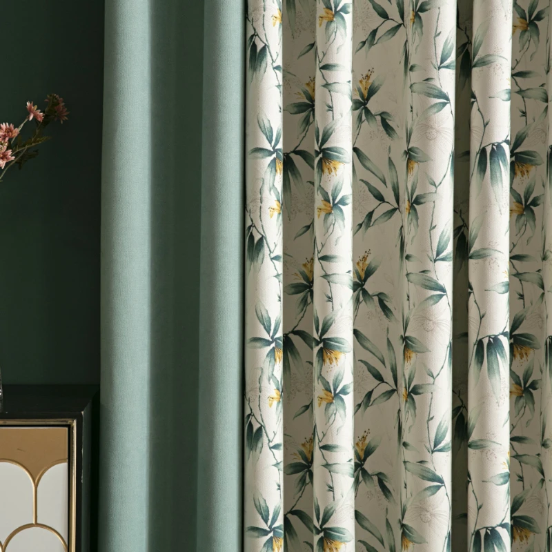 American Style Curtains for Living Dining Room Bedroom Custom Luxury Embroidered Green Stitching Door Window Curtain Home Decor
American Style Curtains for Living Dining Room Bedroom Custom Luxury Embroidered Green Stitching Door Window Curtain Home Decor