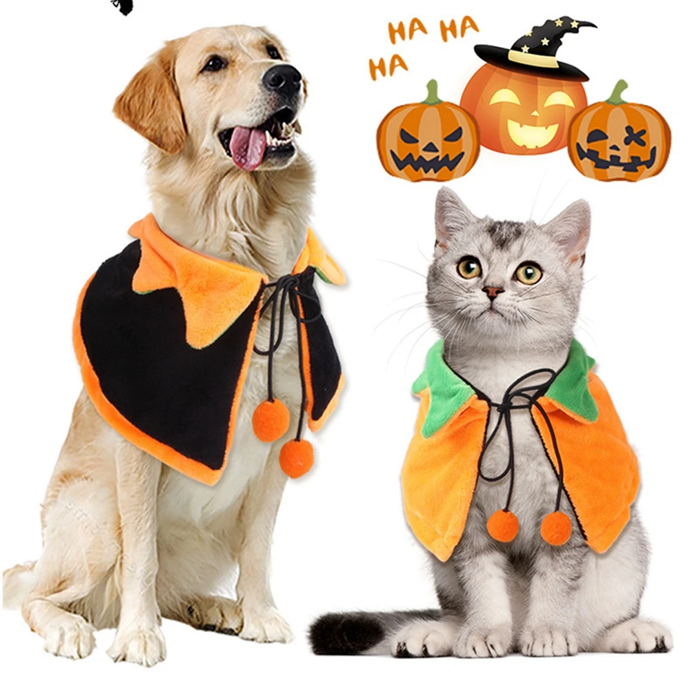 Halloween Dog Costumes Orange Pumpkin Cloak and Hat Kit Pet Cat Holiday Halloween Day Dress Up Apparel Adjustable Drawstring
Halloween Dog Costumes Orange Pumpkin Cloak and Hat Kit Pet Cat Holiday Halloween Day Dress Up Apparel Adjustable Drawstring