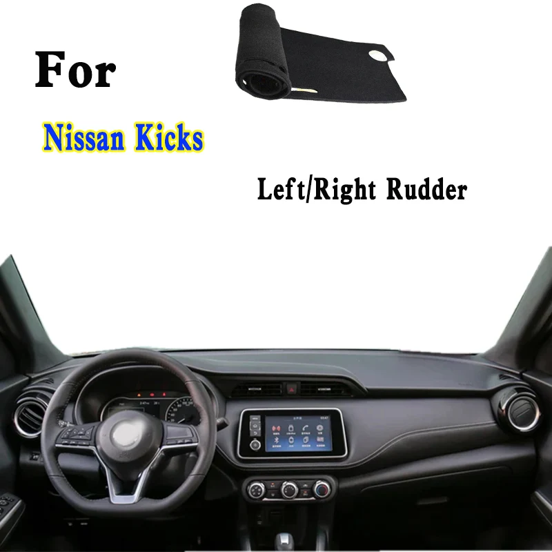 

For Nissan Kicks P15Z Car-Styling Dashmat Dashboard Cover Instrument Panel Insulation Protective Pad Ornaments