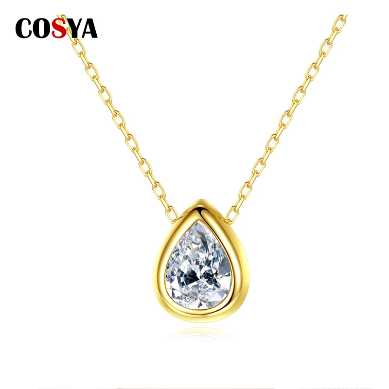 COSYA 925 Sterling Silver Drop Pendant Necklace Summer Trendy for Women Wedding Necklace Clavicle Chain Korean Fine Jewelry Gift
COSYA 925 Sterling Silver Drop Pendant Necklace Summer Trendy for Women Wedding Necklace Clavicle Chain Korean Fine Jewelry Gift