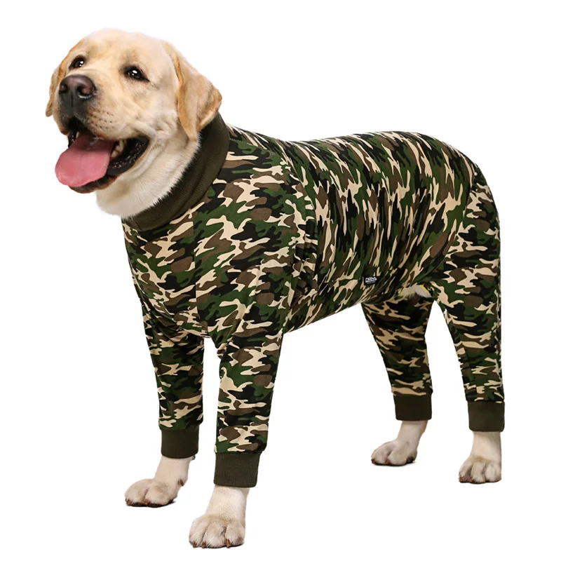 

Camouflage Large Dog Clothes Pajamas Big Dog Clothing Jumpsuit French Bulldog Corgi Samoyed Husky Labrador Golden Retriever Coat