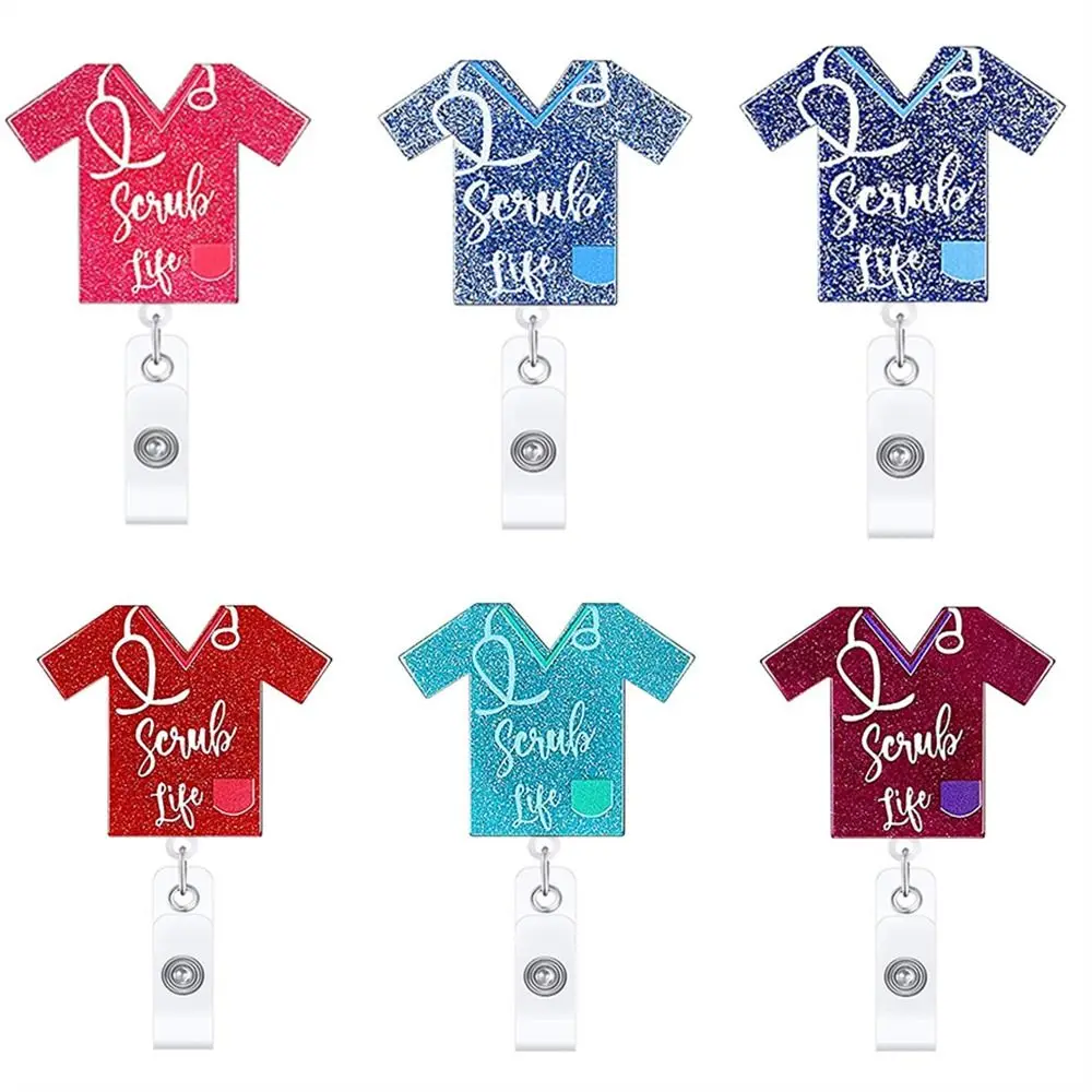 1Pc 360° Retractable Badge Reel Clip Acrylic Cartoon Golden Quicksand Series Hospital ID Card Badge Clip
1Pc 360° Retractable Badge Reel Clip Acrylic Cartoon Golden Quicksand Series Hospital ID Card Badge Clip