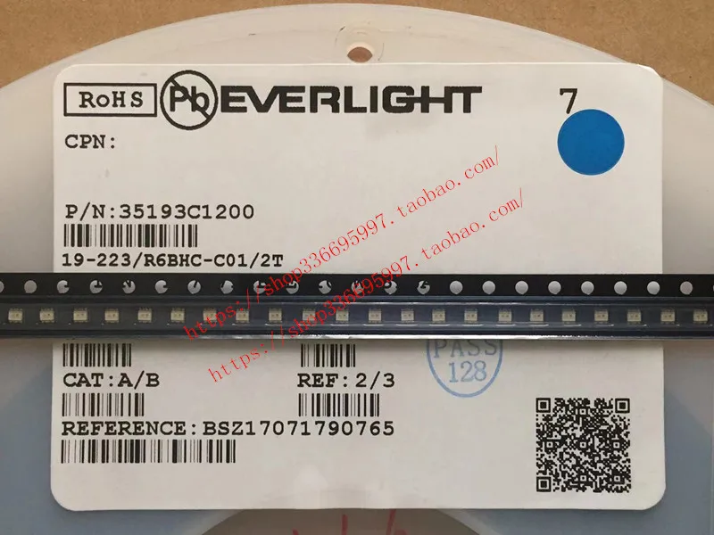 100 шт./19-223/фотолампа 2T Everlight 0603/1615, четырехногие красные и синие Двухцветные светодиодные лампы SMD
100 шт./19-223/фотолампа 2T Everlight 0603/1615, четырехногие красные и синие Двухцветные светодиодные лампы SMD