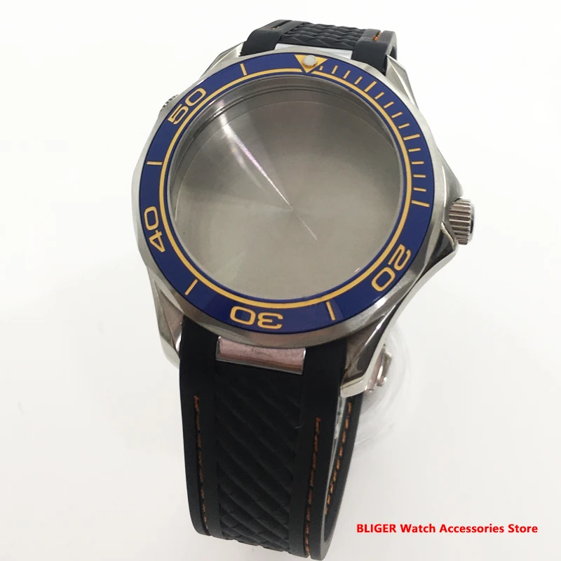 Bliger 40mm Silver Case Fits NH34 NH35 NH36 ETA2836 2824 PT5000 Miyota8215 8205 MingZhu2813 Sapphire Glass Rubber Strap
Bliger 40mm Silver Case Fits NH34 NH35 NH36 ETA2836 2824 PT5000 Miyota8215 8205 MingZhu2813 Sapphire Glass Rubber Strap