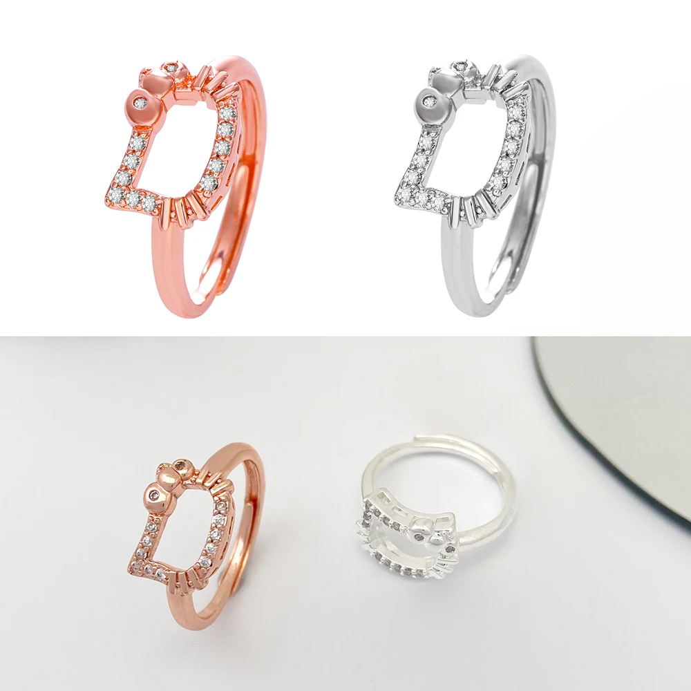 TAKARA TOMY Hello Kitty New Rings Jewelry Accessories for Women's Girls Zirconium Diamond Resizable Party Charms Ring Gifts
TAKARA TOMY Hello Kitty New Rings Jewelry Accessories for Women's Girls Zirconium Diamond Resizable Party Charms Ring Gifts