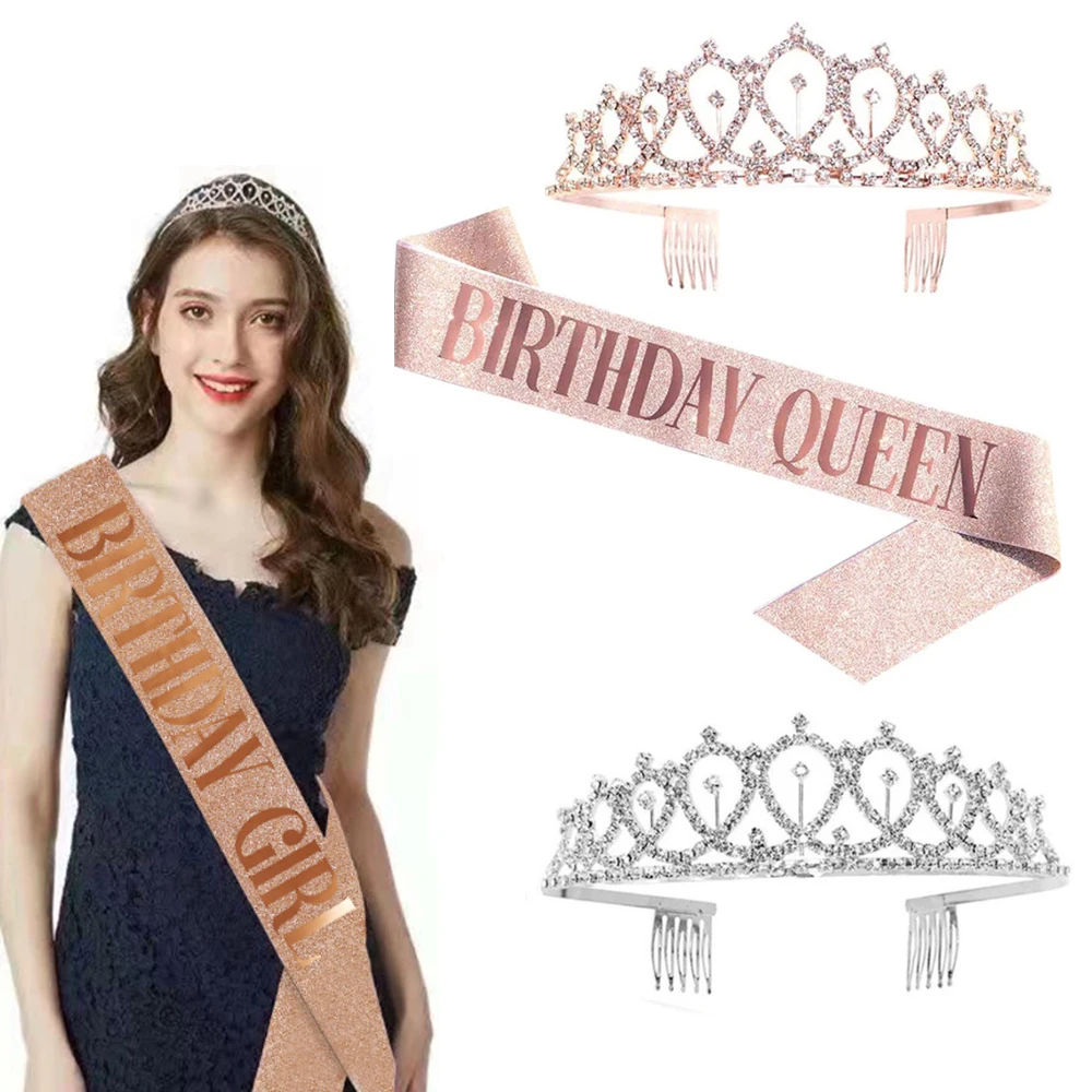 Birthday Party Gorgeous Queen Crown Headband Women Girls Hairbands Set Crystal Headdress Jewelry Hair Accessoires
Birthday Party Gorgeous Queen Crown Headband Women Girls Hairbands Set Crystal Headdress Jewelry Hair Accessoires