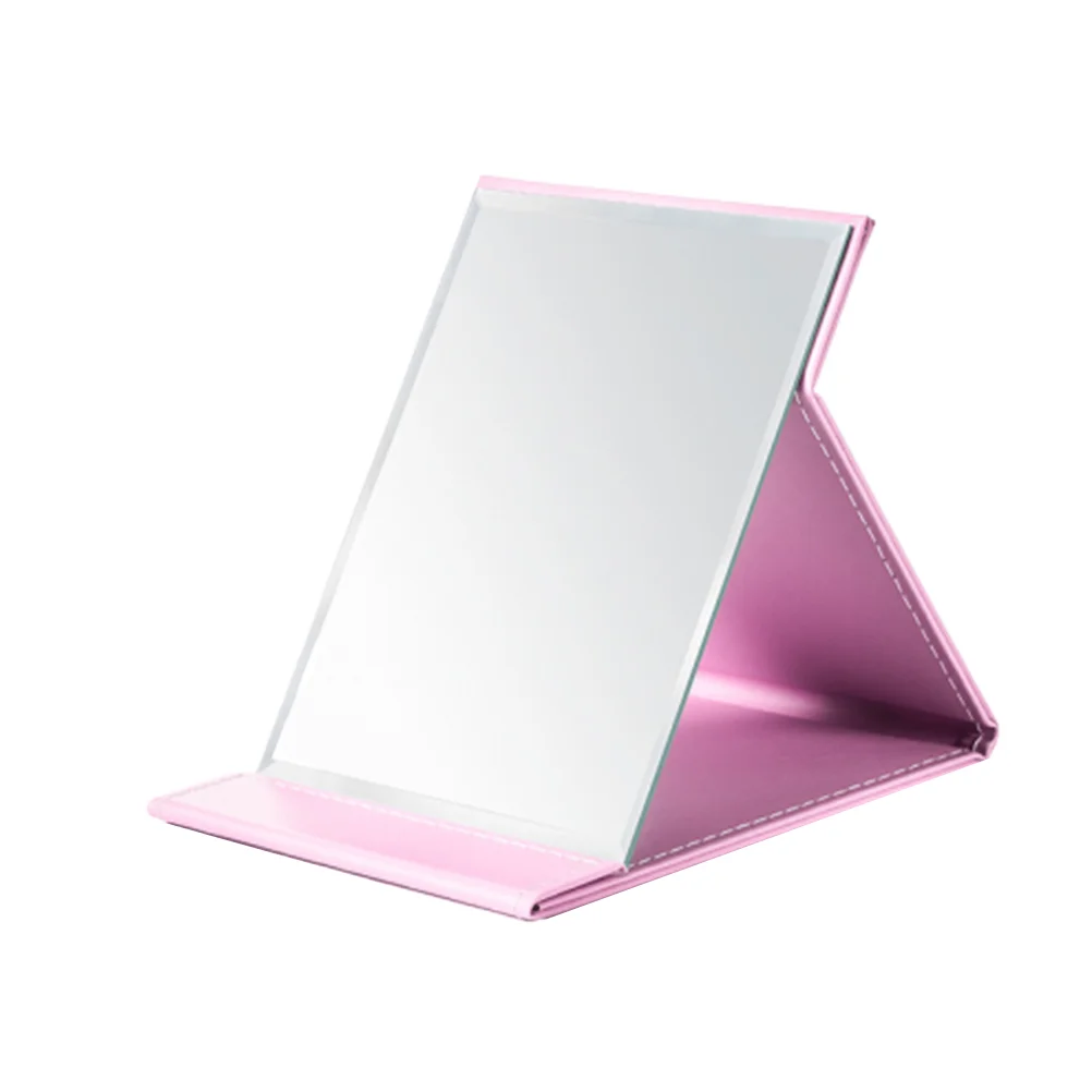 Foldable Makeup Mirror Portable Minimalist Rectangular Mirror with Standing Base PU Mirror for Ladies Medium Black
Foldable Makeup Mirror Portable Minimalist Rectangular Mirror with Standing Base PU Mirror for Ladies Medium Black
