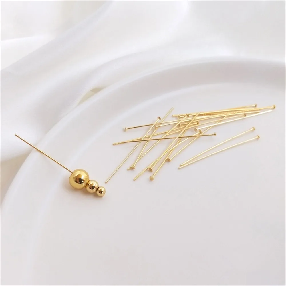 18K gold accessories white gold silver 14K light gold T needle flat head needle extended T needle DIY materials
18K gold accessories white gold silver 14K light gold T needle flat head needle extended T needle DIY materials