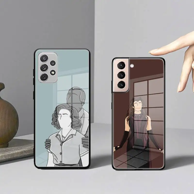 TV Series W-WandaVision Phone Case Tempered Glass Phone Case for Samsung S22 S21 S20 Ultra Pro S10 Plus Note10 20 Ultra Covers
TV Series W-WandaVision Phone Case Tempered Glass Phone Case for Samsung S22 S21 S20 Ultra Pro S10 Plus Note10 20 Ultra Covers