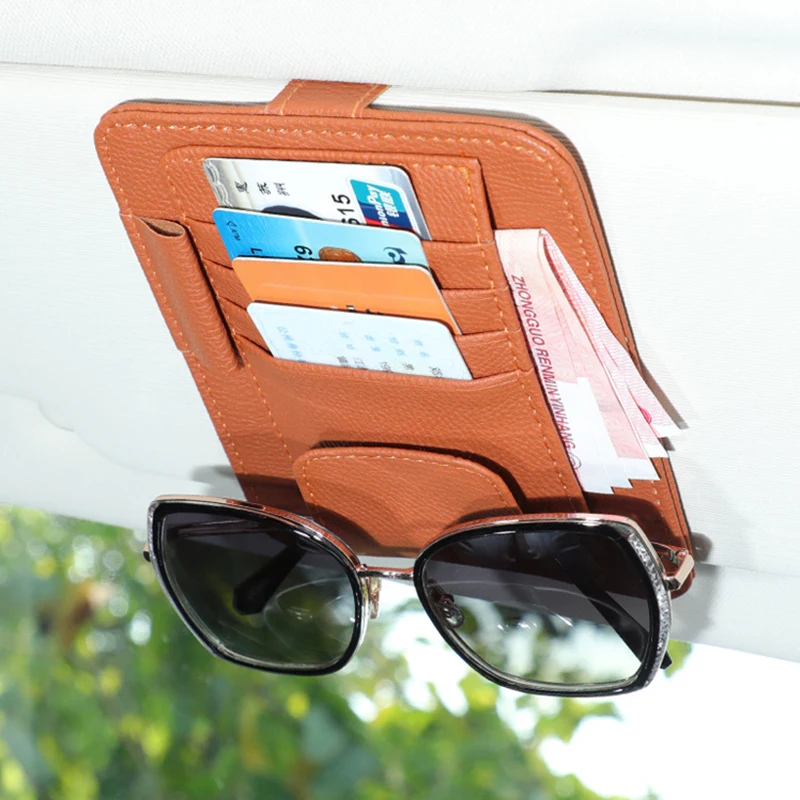 Car Sun Visor Organizer Multi-Pocket Car Accessories Interior Car Gadget Storage Card Holder Glasses Clip Bag Car-Storage
Car Sun Visor Organizer Multi-Pocket Car Accessories Interior Car Gadget Storage Card Holder Glasses Clip Bag Car-Storage