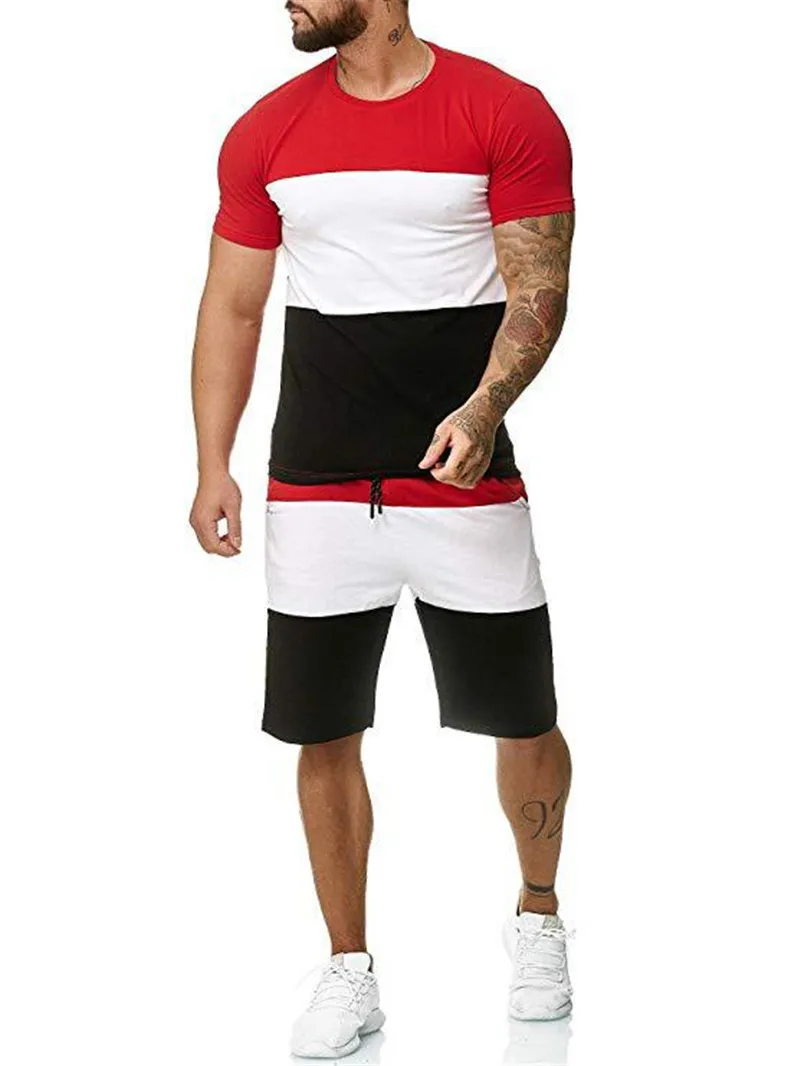 2022 new sportswear men's matching fashion patchwork suits Harajuku men's shorts short-sleeved sportswear color-blocking sweatsh
2022 new sportswear men's matching fashion patchwork suits Harajuku men's shorts short-sleeved sportswear color-blocking sweatsh