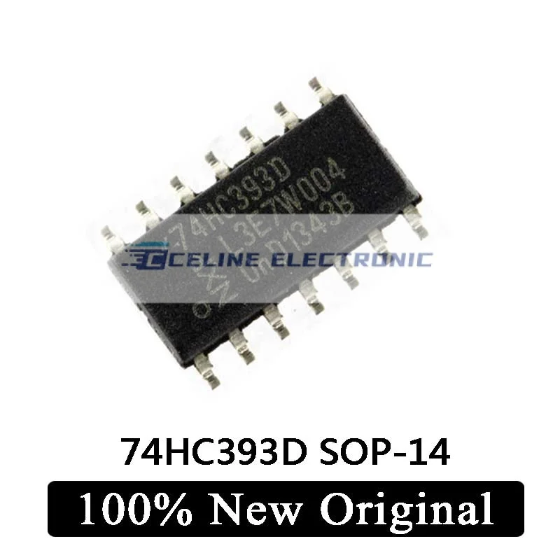 

20pcs/lot 74HC393 74HC393D SOP-14 patch counter / divider original authentic In Stock