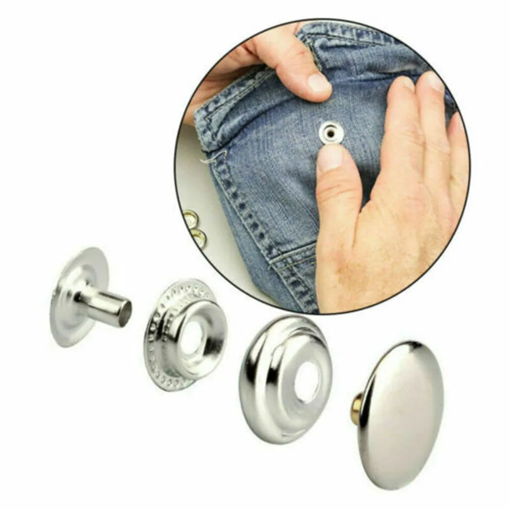 202pcs 15mm Stainless Steel Tapping Snap Fastener Kit Tent Marine Yacht Boat Canvas Cover Tools Sockets Buttons Silver Buttons
202pcs 15mm Stainless Steel Tapping Snap Fastener Kit Tent Marine Yacht Boat Canvas Cover Tools Sockets Buttons Silver Buttons