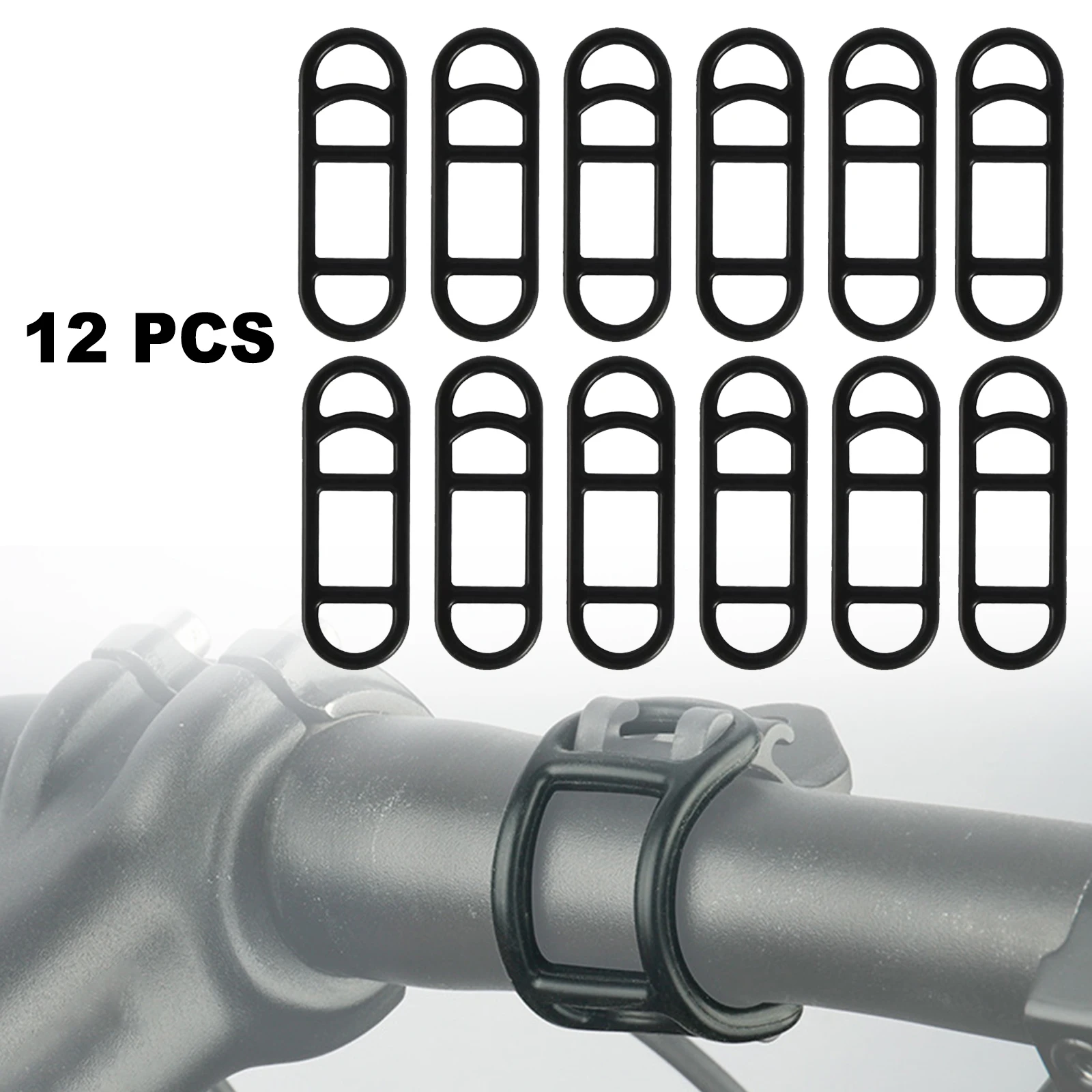 12PCS Bicycle Silicone Strap Stretch Rubber Rings Torch Rubber Holder Mirror Recorder Fixed Rubber Band Headlight Accessories
12PCS Bicycle Silicone Strap Stretch Rubber Rings Torch Rubber Holder Mirror Recorder Fixed Rubber Band Headlight Accessories