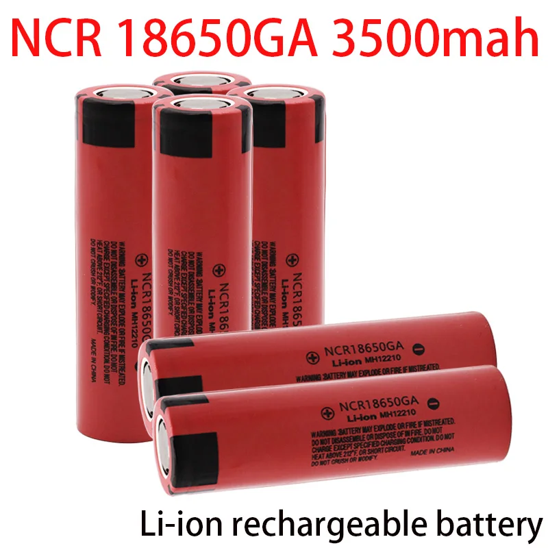 2023 100% original NCR 18650GA high discharge 3.7V 3500mAh 18650 rechargeable battery flashlight flat top lithium battery
2023 100% original NCR 18650GA high discharge 3.7V 3500mAh 18650 rechargeable battery flashlight flat top lithium battery