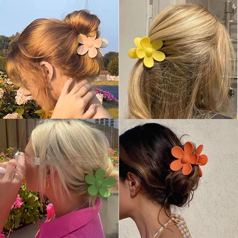 Korea Flower Shape Hair Claw Clip for Women Girls Barrette Crab Hair Claws Ponytail Hairpins Bath Barrette Headwear Accessories
Korea Flower Shape Hair Claw Clip for Women Girls Barrette Crab Hair Claws Ponytail Hairpins Bath Barrette Headwear Accessories