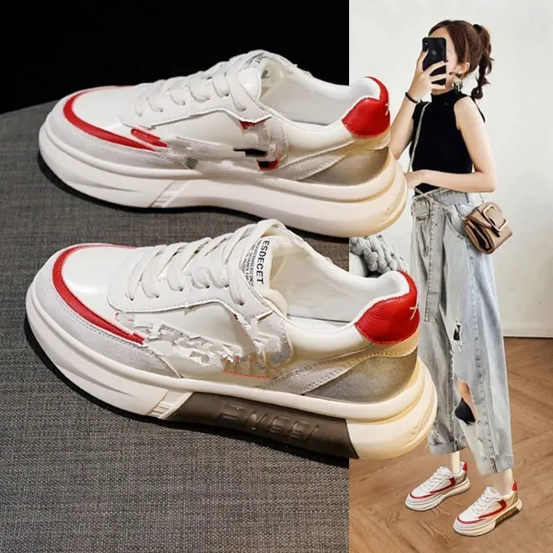 2022 Spring Summer New Soft Leather Breathable White Shoes Women's Fashion Flat Bottom Sports Sneakers Women's Tide
2022 Spring Summer New Soft Leather Breathable White Shoes Women's Fashion Flat Bottom Sports Sneakers Women's Tide