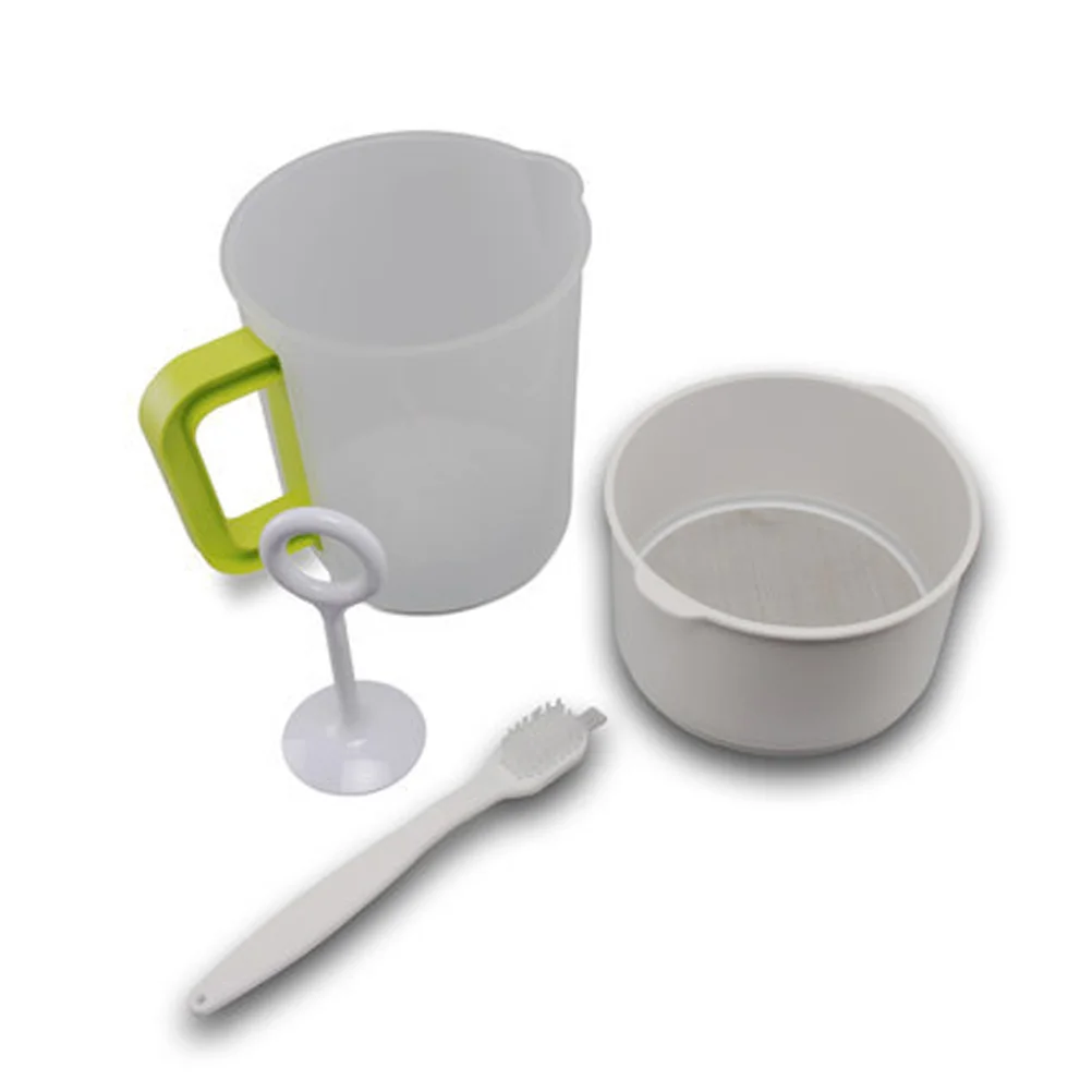 4Pcs 1 5L Soy Tea Filter Strainer Yogurt Strainer Maker Mesh Nut Bag Replacement with Pitcher Handle Press Brush for Home
4Pcs 1 5L Soy Tea Filter Strainer Yogurt Strainer Maker Mesh Nut Bag Replacement with Pitcher Handle Press Brush for Home