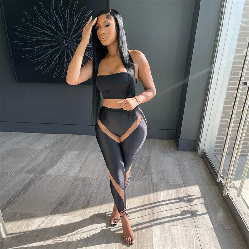 The New Fashion Hot Sale Sexy Contraption Color Tight-Fitting Sleeveless Bodice Trouser Suit For Summer 2022 Women
The New Fashion Hot Sale Sexy Contraption Color Tight-Fitting Sleeveless Bodice Trouser Suit For Summer 2022 Women