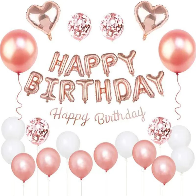 33 шт., воздушные шары из фольги под розовое золото
33 шт., воздушные шары из фольги под розовое золото