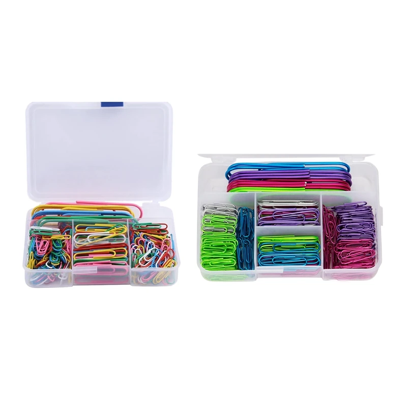 250 Pcs Paper Clips With Plastic Box Coated Large Paper Clips Paperclips Great For Office School Document Organizing
250 Pcs Paper Clips With Plastic Box Coated Large Paper Clips Paperclips Great For Office School Document Organizing
