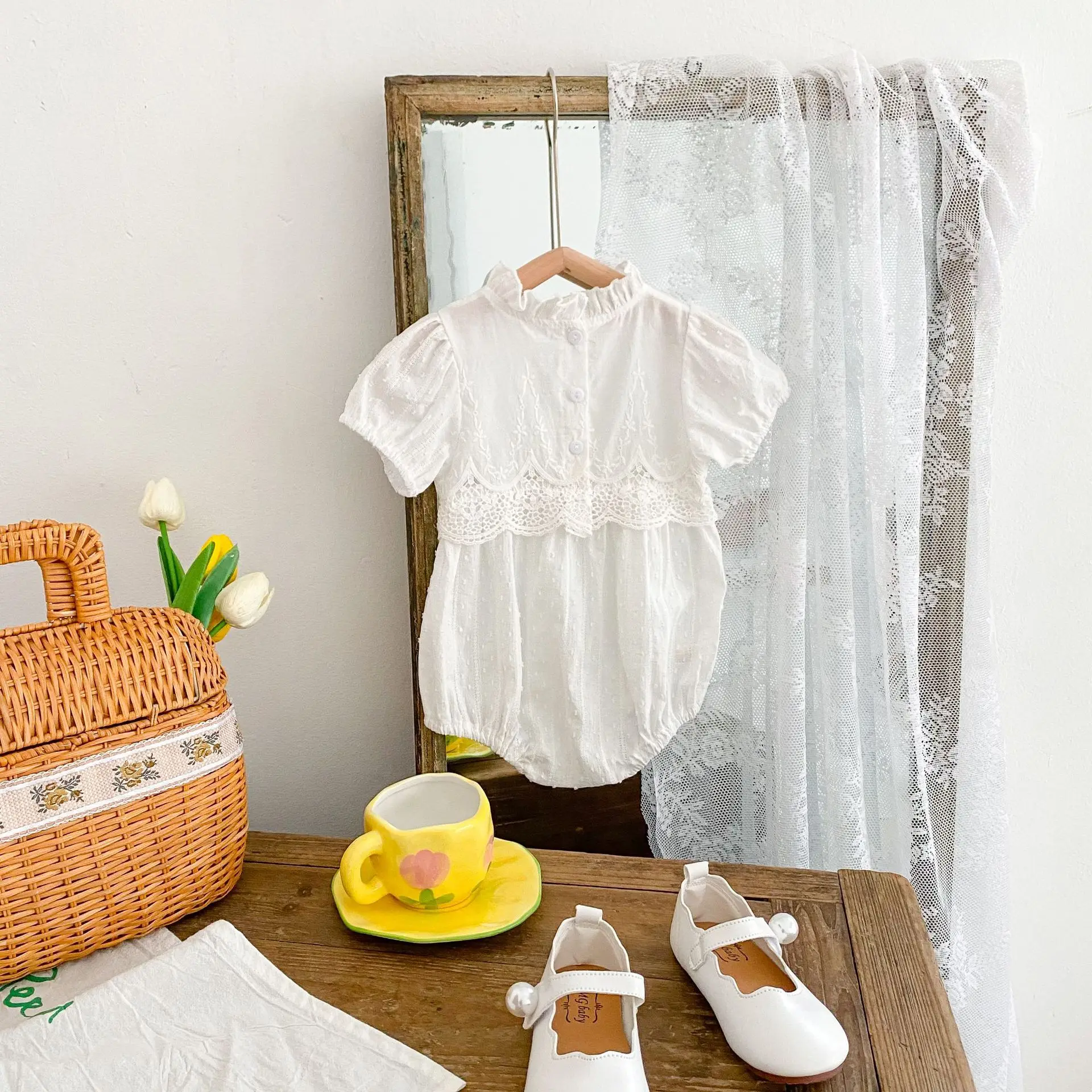 Newborn Clothes Infant Girls Fashion Floral Pattern 2022 Casual Short Sleeve Cute Solid Color Jumpsuit One-piece Bodysuit 0-2Y
Newborn Clothes Infant Girls Fashion Floral Pattern 2022 Casual Short Sleeve Cute Solid Color Jumpsuit One-piece Bodysuit 0-2Y