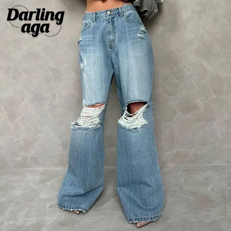 Darlingaga Casual Basic Straight Leg Ripped Jeans for Women Korean Fashion Hole Grunge Trousers Mom Distressed Denim Pants 2023
Darlingaga Casual Basic Straight Leg Ripped Jeans for Women Korean Fashion Hole Grunge Trousers Mom Distressed Denim Pants 2023
