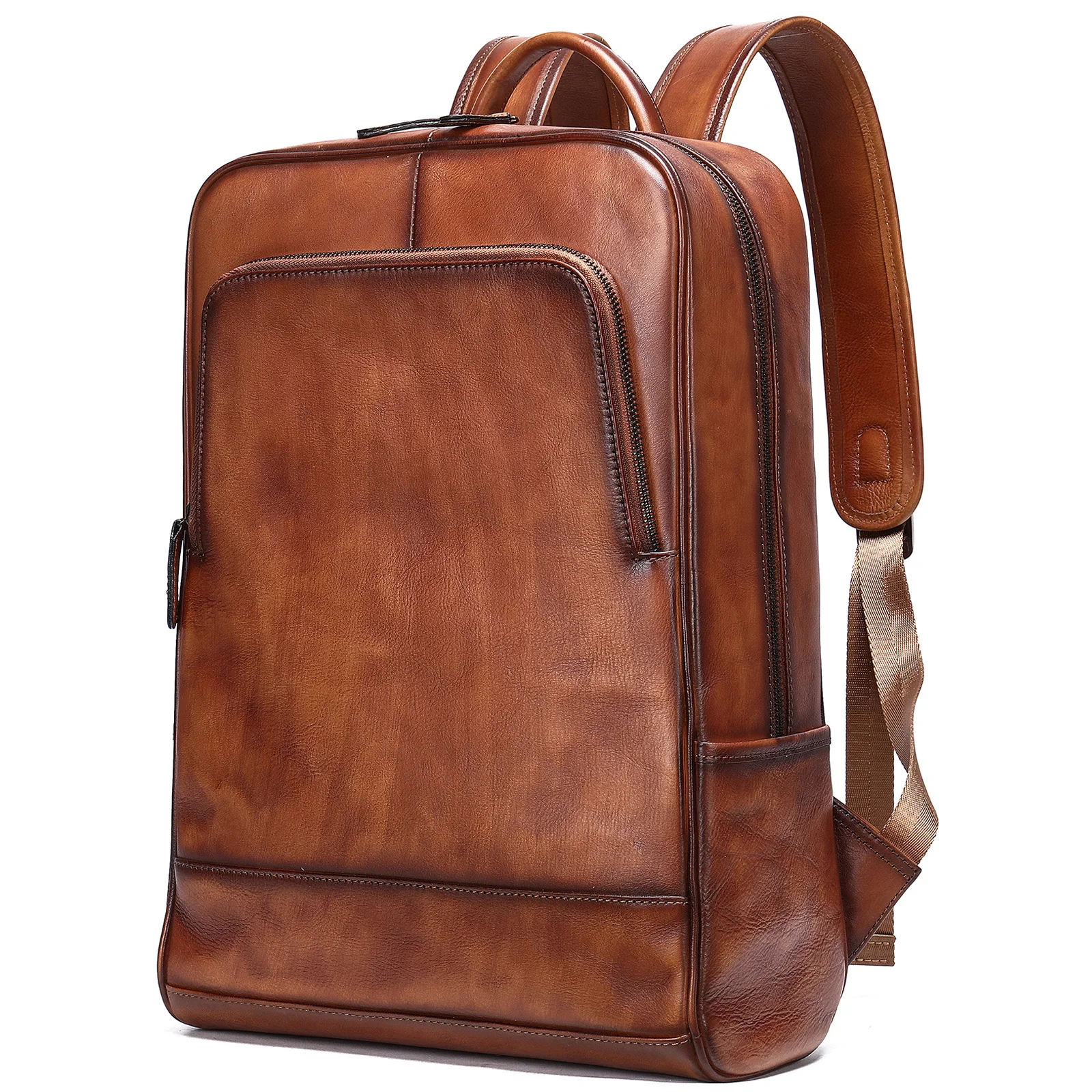 Men's Color-brushed Genuine Leather Backpack Retro 15.6-inch Computer Laptop Bag for Man Brand Desgin Cowhide Backpack
Men's Color-brushed Genuine Leather Backpack Retro 15.6-inch Computer Laptop Bag for Man Brand Desgin Cowhide Backpack