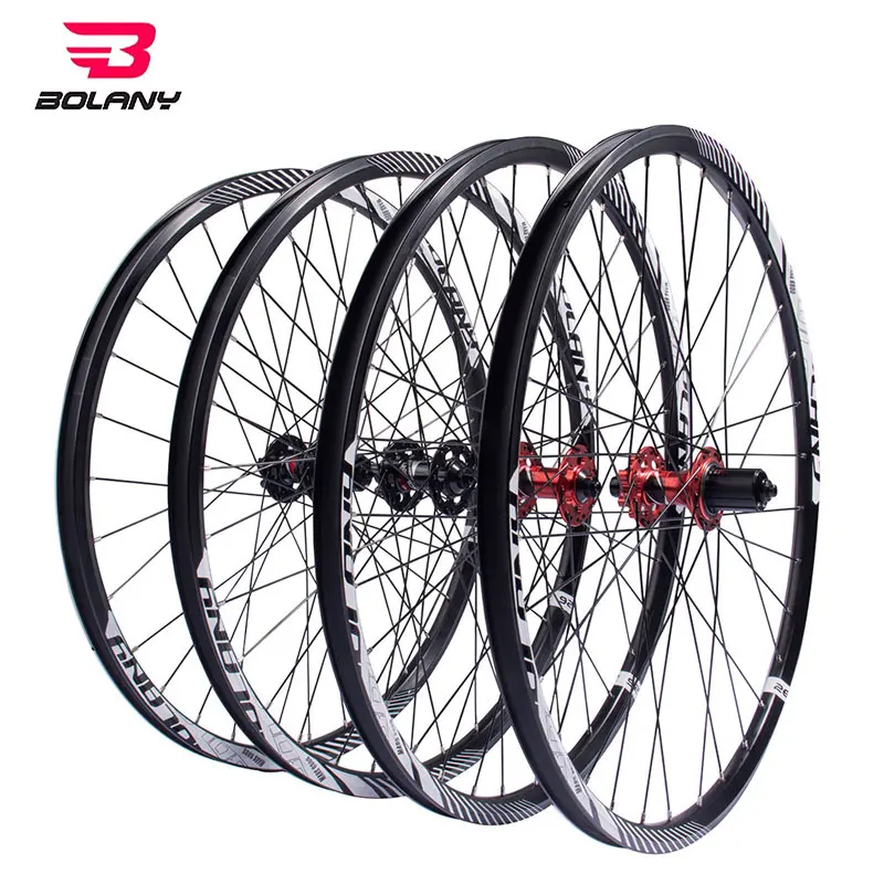 Bolany MTB Wheelset 26/27.5/29inch Quick Release/Thru Axle MTB Wheelset NBK Bearing 32 Spoke Hub Compatible Tubeless /Inner Tube
Bolany MTB Wheelset 26/27.5/29inch Quick Release/Thru Axle MTB Wheelset NBK Bearing 32 Spoke Hub Compatible Tubeless /Inner Tube