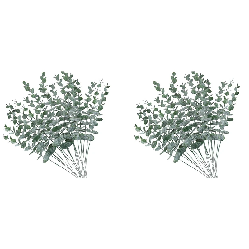 New-40Pcs Artificial Eucalyptus Stems Leaves Fake Gray Green Eucalyptuses Plant Branches Faux Greenery Stems For Wedding
New-40Pcs Artificial Eucalyptus Stems Leaves Fake Gray Green Eucalyptuses Plant Branches Faux Greenery Stems For Wedding