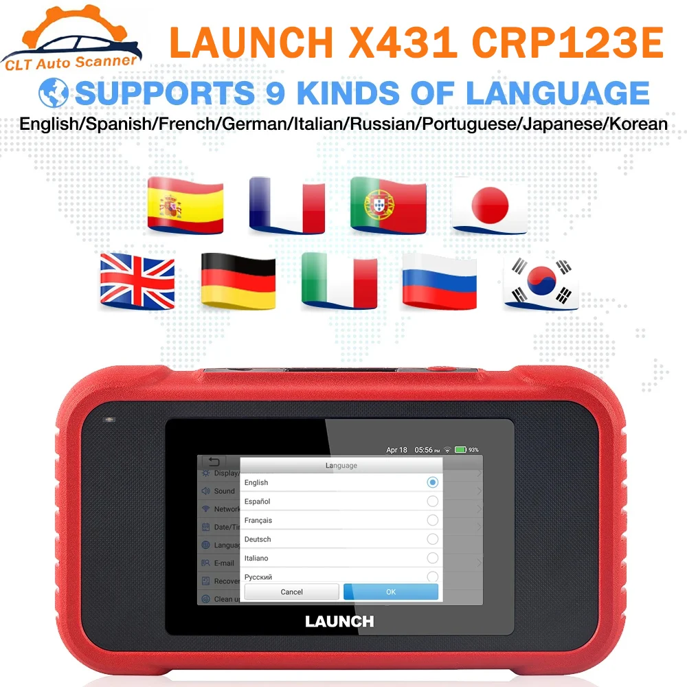 Автомобильный диагностический сканер OBD2 Launch X431 CRP123E, считыватель кодов
Автомобильный диагностический сканер OBD2 Launch X431 CRP123E, считыватель кодов
