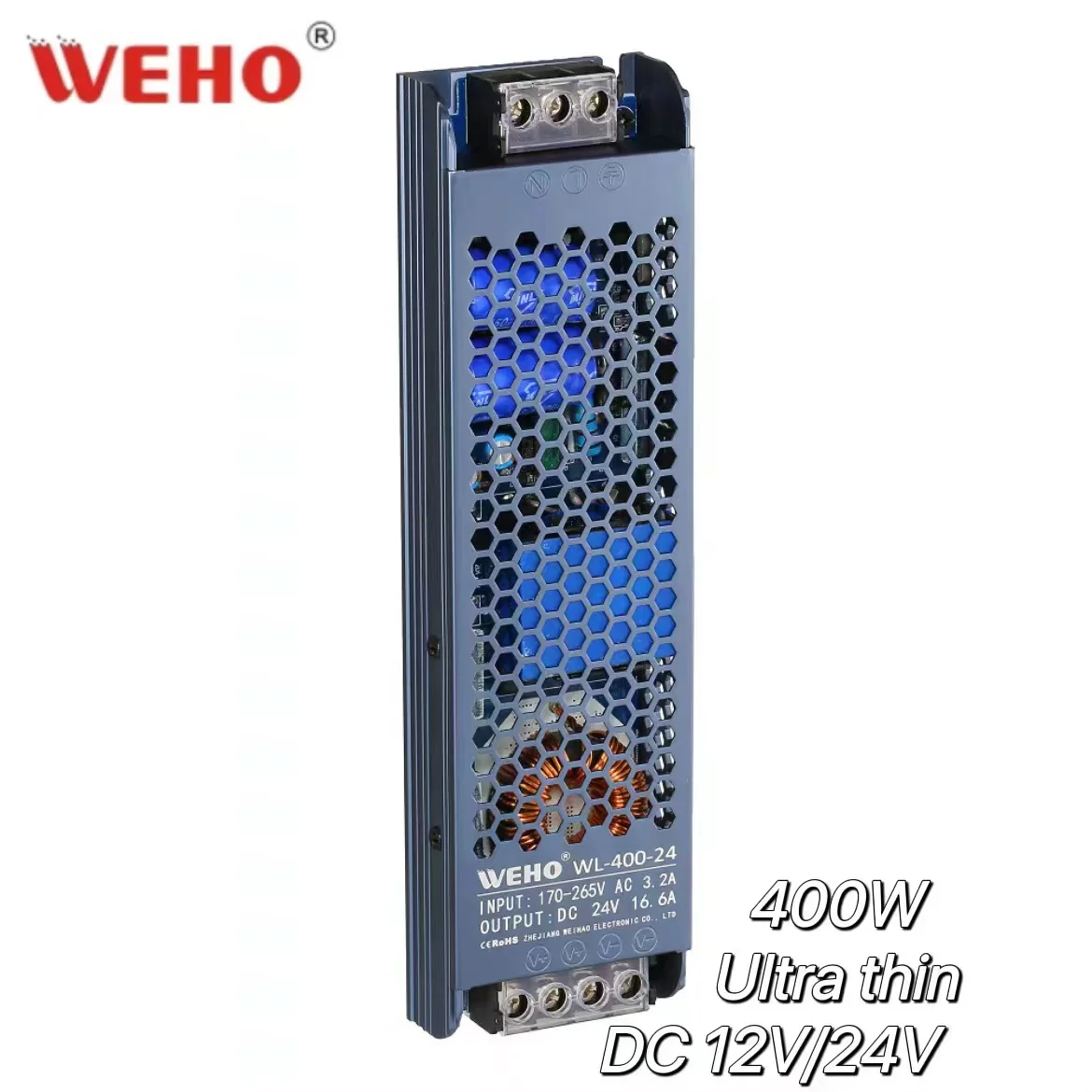 WEHO 12V 24V Power Supply 400W Transformer LED Driver Super Thin AC DC Converter For LED Wine Cabinet Lights LED Lighting Driver
WEHO 12V 24V Power Supply 400W Transformer LED Driver Super Thin AC DC Converter For LED Wine Cabinet Lights LED Lighting Driver
