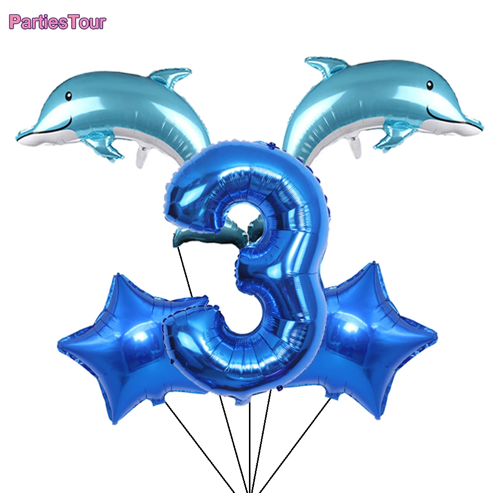 5Pcs ocean Dolphin Balloon set 46” Dolphin Balloon Baby shower Decor Under the Sea party kids ocean Birthday Party Decoration
5Pcs ocean Dolphin Balloon set 46” Dolphin Balloon Baby shower Decor Under the Sea party kids ocean Birthday Party Decoration