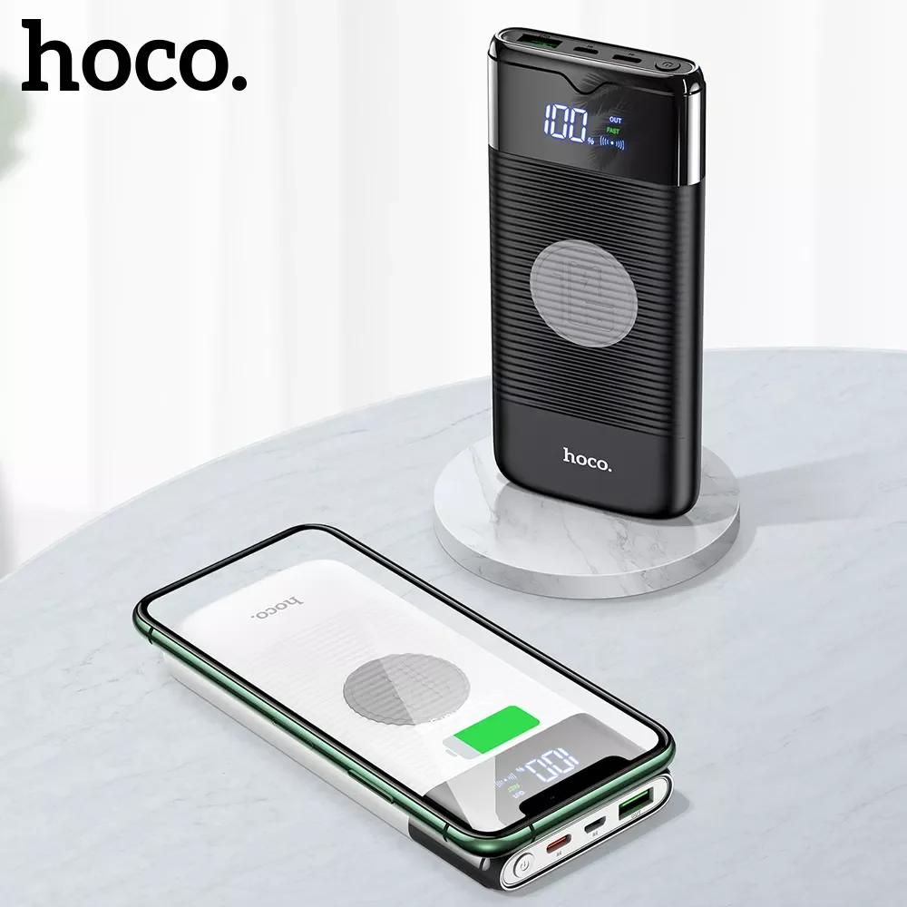 2023NEW hoco Power Bank 10000mAh Wireless Charger Power bank PD+QC3.0 18W Fast Charging USB Powerbank External Battery for iphon
2023NEW hoco Power Bank 10000mAh Wireless Charger Power bank PD+QC3.0 18W Fast Charging USB Powerbank External Battery for iphon