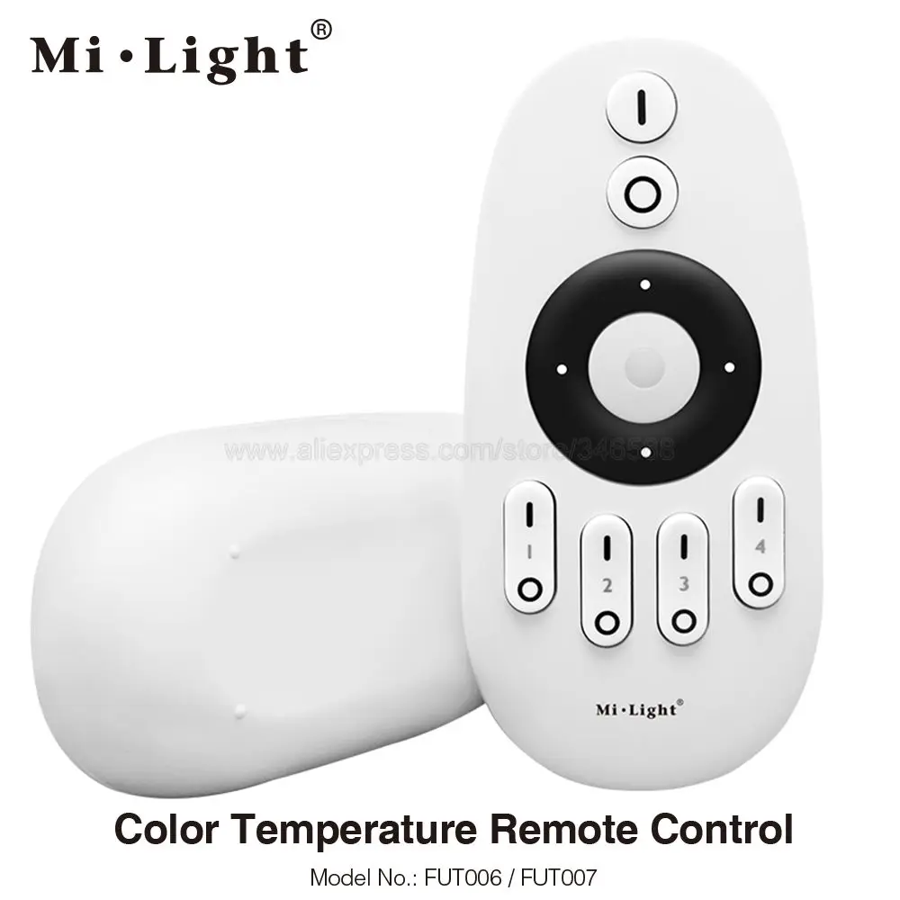 MiLight 2,4G RF 4-зонный беспроводной светодиодный диммер с двойным белым контроллером FUT006 FUT007 для всех товаров серии Miboxer CCT
MiLight 2,4G RF 4-зонный беспроводной светодиодный диммер с двойным белым контроллером FUT006 FUT007 для всех товаров серии Miboxer CCT