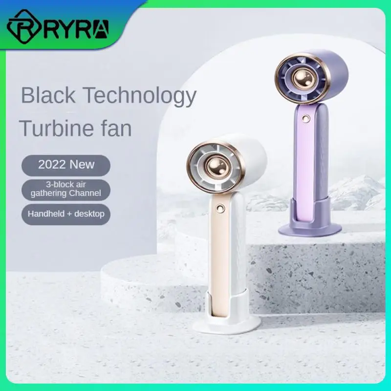 

Light Luxury Cooling Air Cooler Silent Hand-held Fan For Student Dormitory Office Outdoor Semiconductor Refrigeration Cooling
