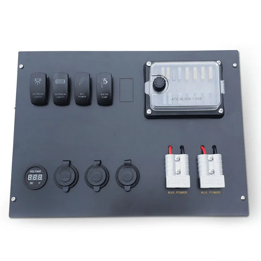 12 Volt Campervan Equipment Board 4WD 12v Electrical Setup Camper Accessories Canopy Control Panel Box for Camping
12 Volt Campervan Equipment Board 4WD 12v Electrical Setup Camper Accessories Canopy Control Panel Box for Camping