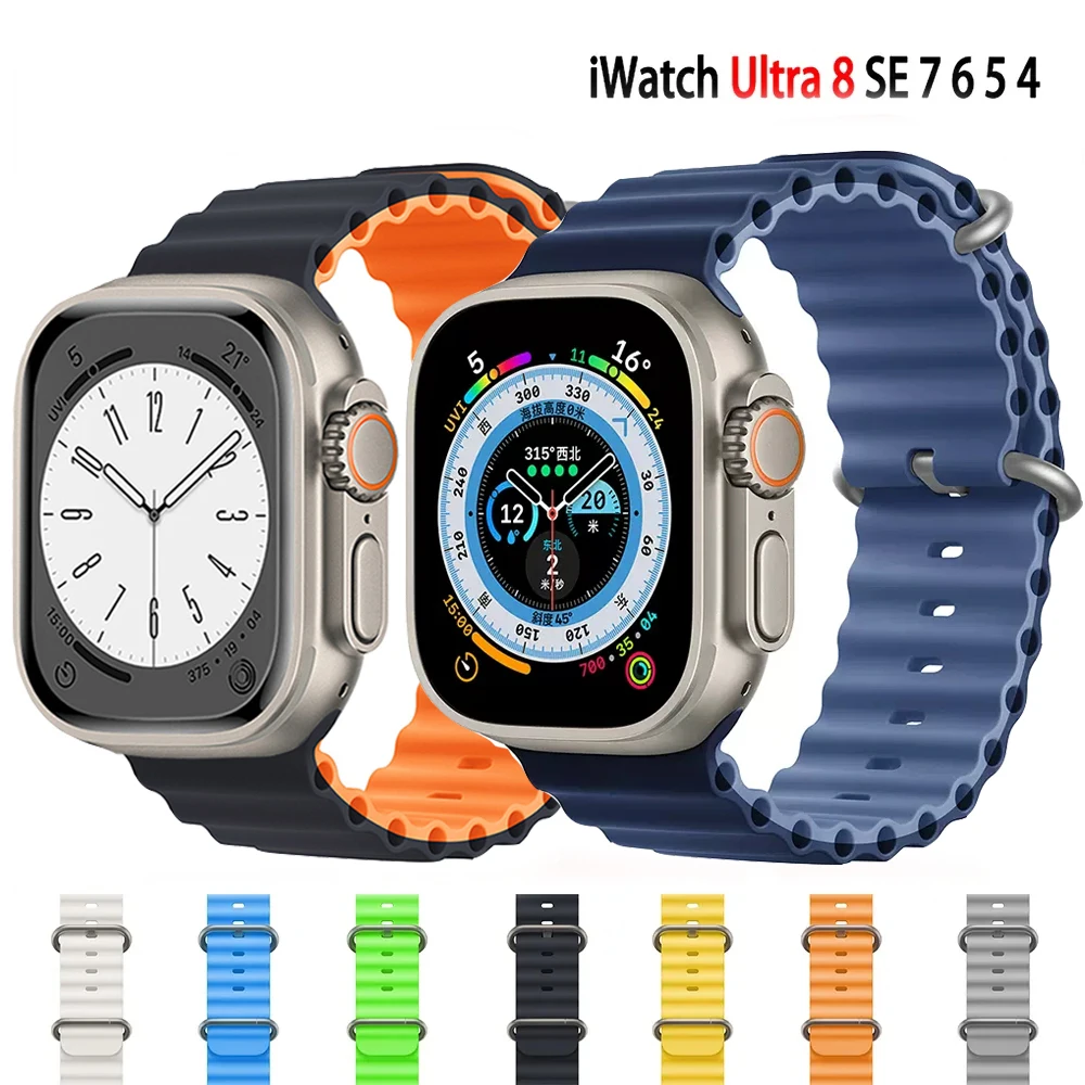 Ремешок силиконовый для Apple Watch Band 49 мм 45 мм 44 мм 40 мм 41 мм 42 мм 49 45 мм
Ремешок силиконовый для Apple Watch Band 49 мм 45 мм 44 мм 40 мм 41 мм 42 мм 49 45 мм