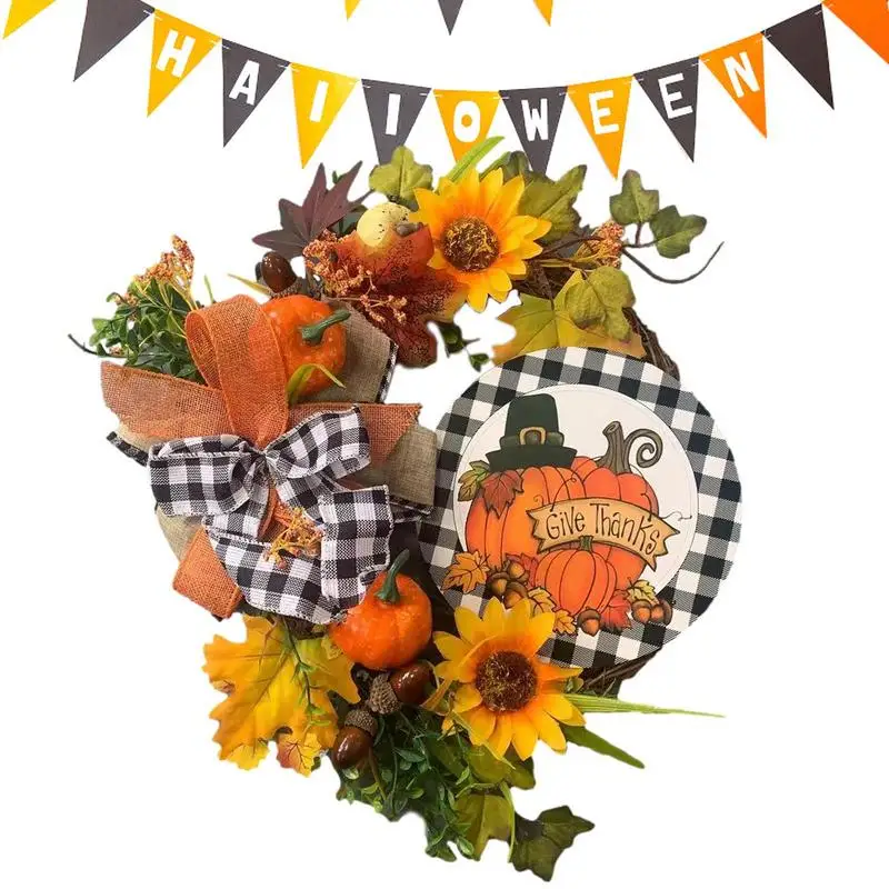 Autumn Wreath Pumpkin Sunflower Fall Front Door Decoration Portable Front Door Hanger For Indoor & Outdoor Colorful Garland For
Autumn Wreath Pumpkin Sunflower Fall Front Door Decoration Portable Front Door Hanger For Indoor & Outdoor Colorful Garland For